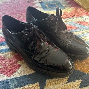 Donald Pliner Emill Oxford Loafers Black 8.5